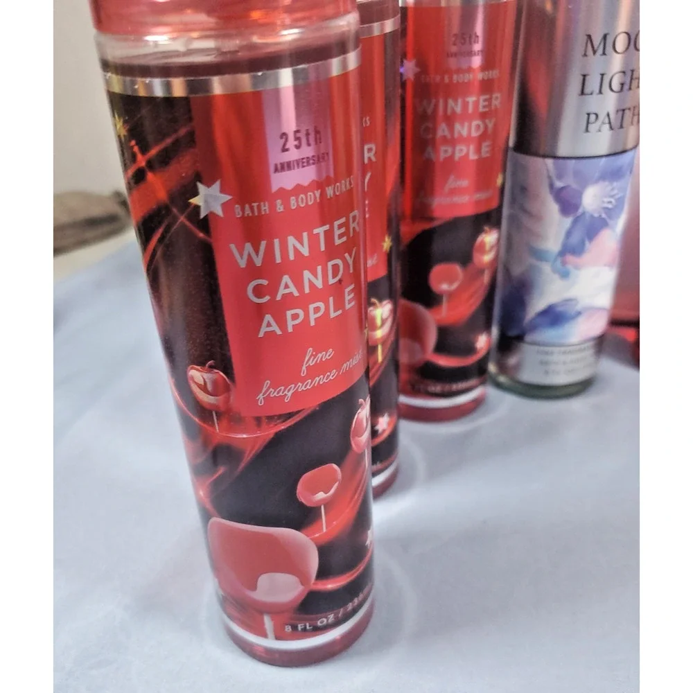Bath & Body Works Fine Fragrance Mist 8oz Lot of 11 Winter Candy Apple Mixed NEW